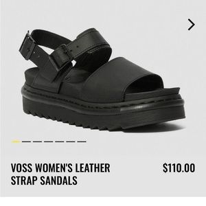 VOSS WOMEN'S LEATHER STRAP SANDALS